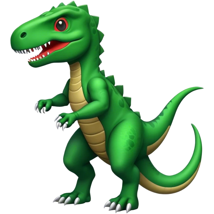 Ninja dinosaur emoji