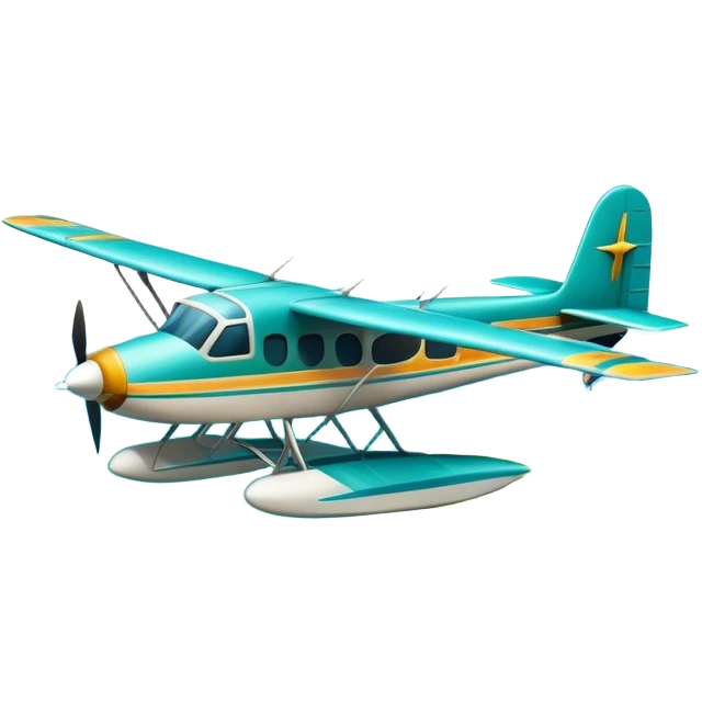 Sea plane over dry tortugas emoji