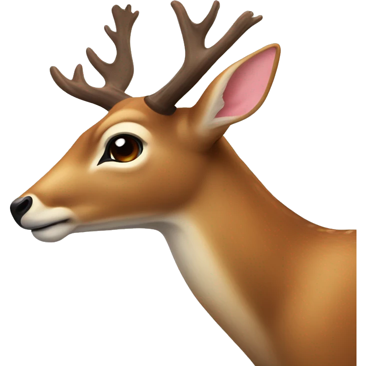 Deer in love  emoji