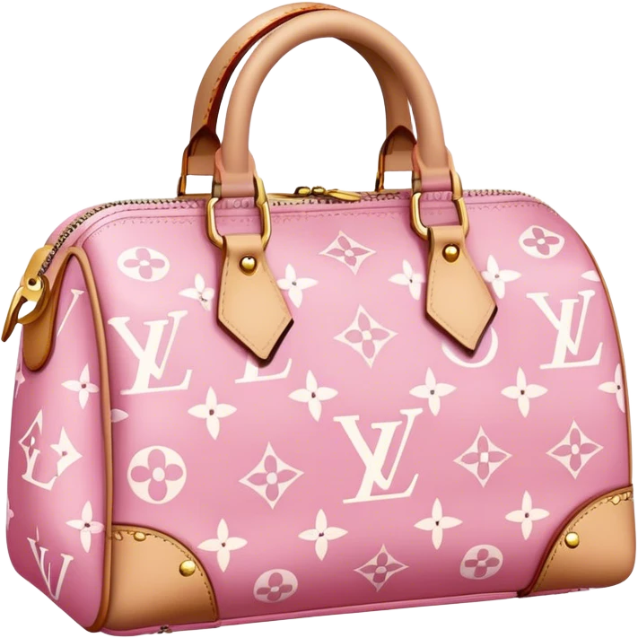 Louis Vuitton pink bag emoji