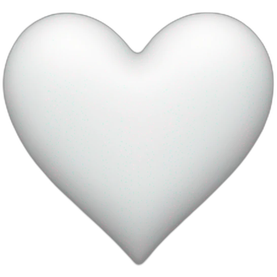 white heart emoji