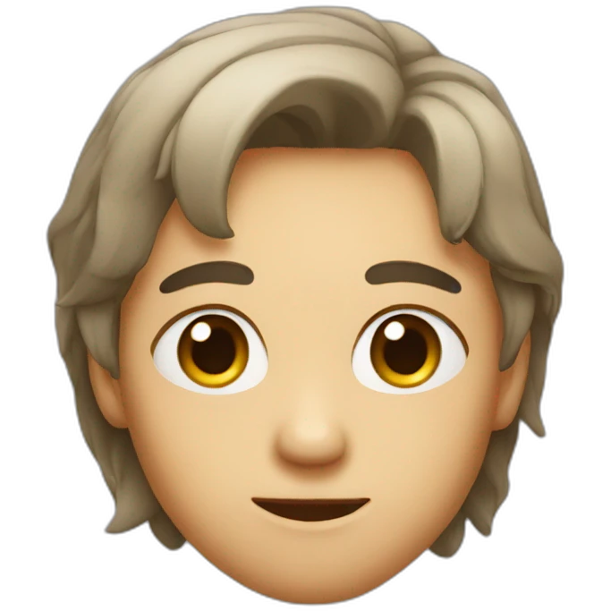 Awkward face emoji