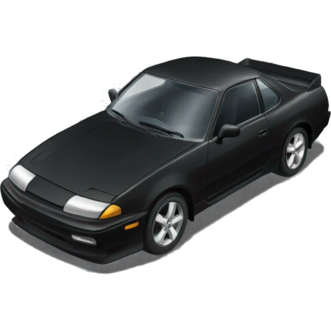 black nissan silvia emoji
