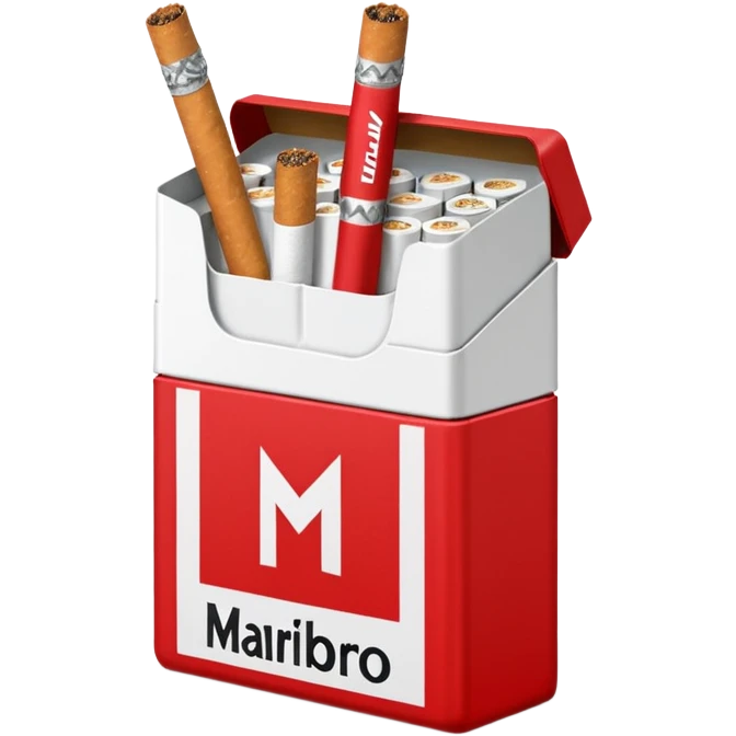 malboro cigarettes box  emoji