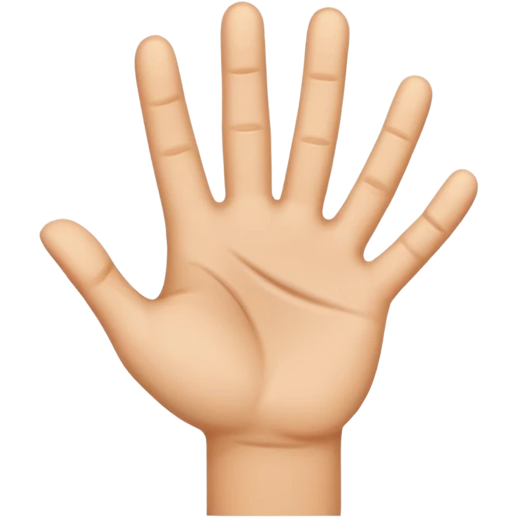 I need the palm down emoji for left hand emoji