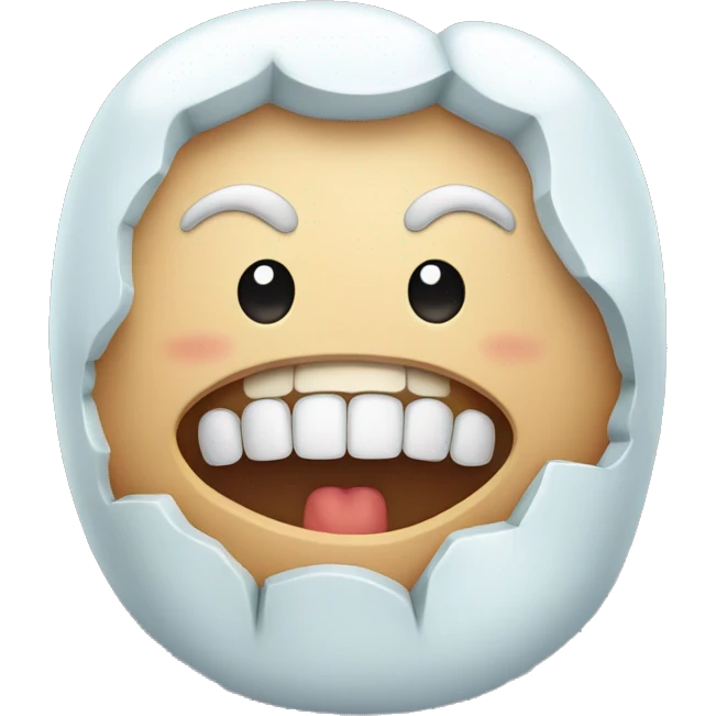 teeth problem emoji