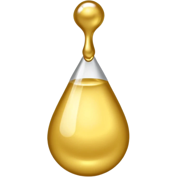 Gold drop of nail polish   emoji