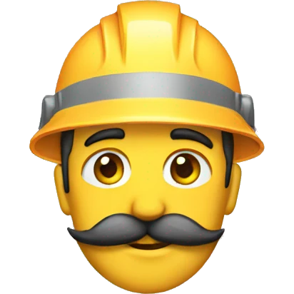 construction crane mustache emoji