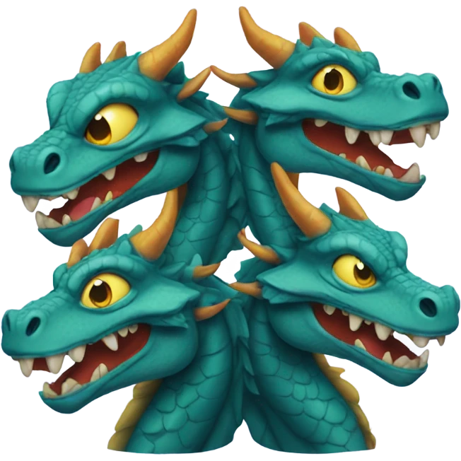 Four headed dragon emoji