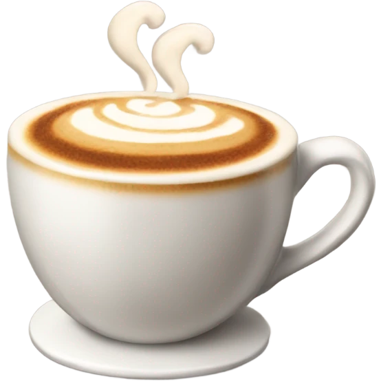 A cappuccino  emoji
