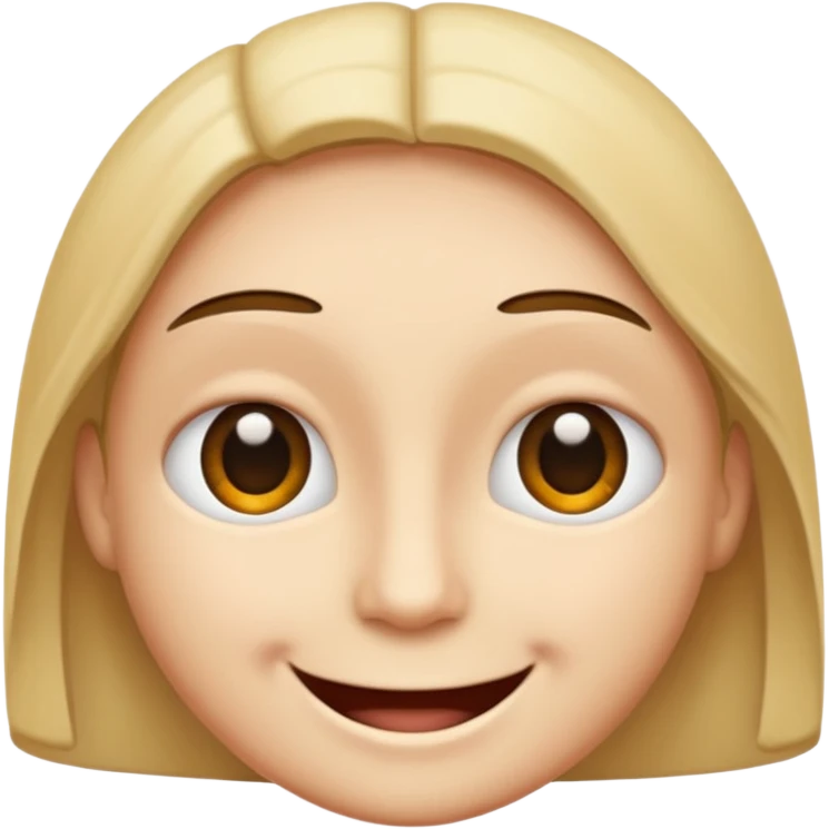 A smiling face with half open eyes. emoji