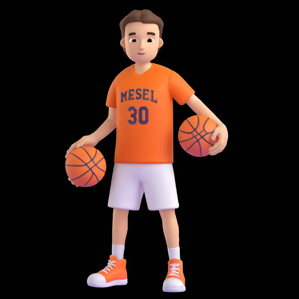With basketball t shirt emoji