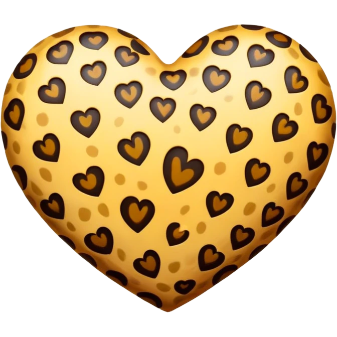 leopard heart emoji