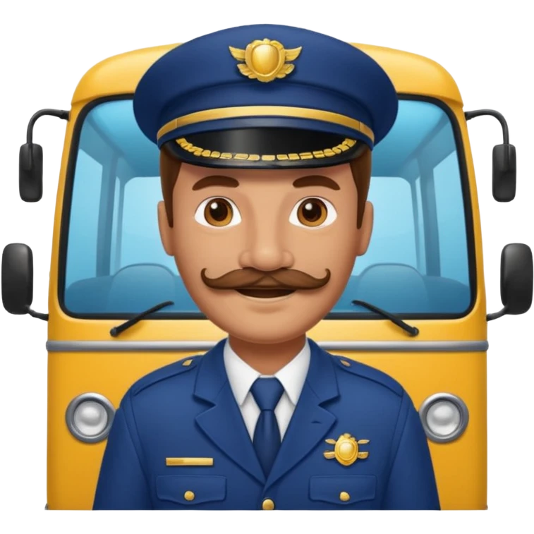 minibus driver emoji