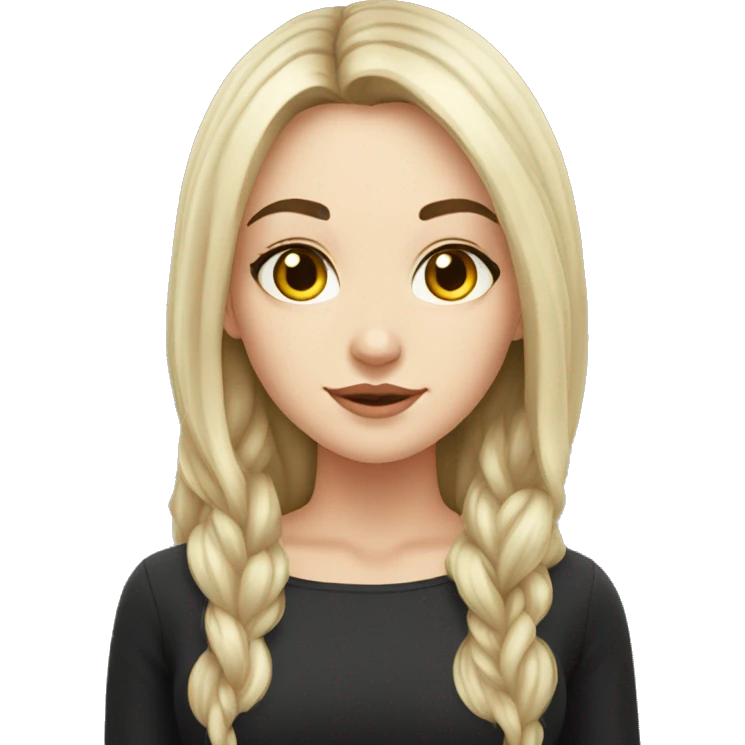 white girl, beautiful brunette, witch emoji