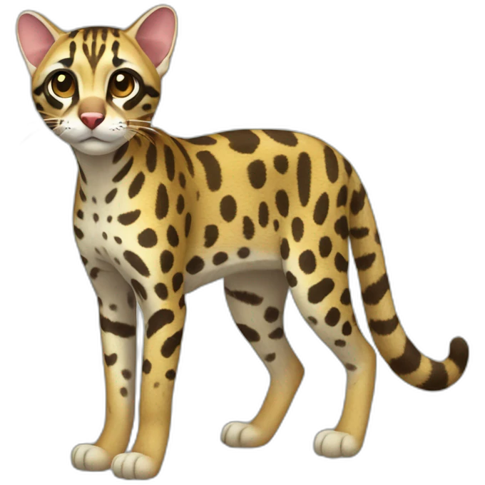 Ocelot Full Body emoji