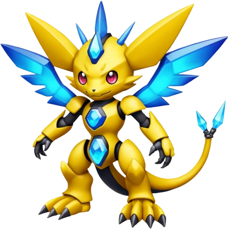  Pokémon-Fakémon-Spectrobes-Digimon-fusion (full body) emoji