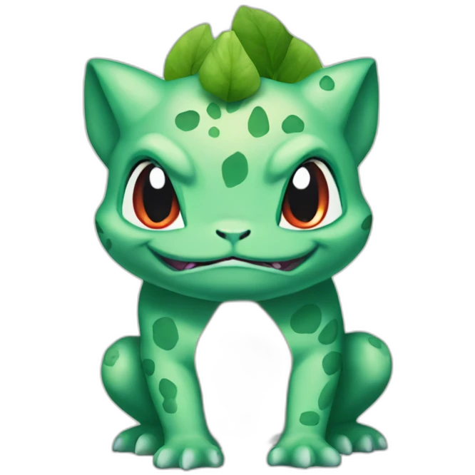 Bulbasaur serious emoji