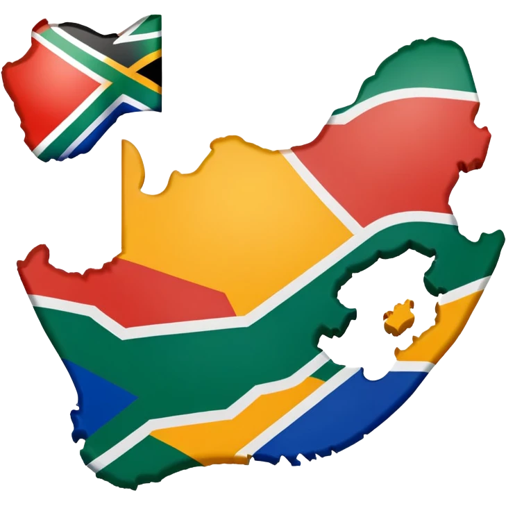 South Africa map emoji