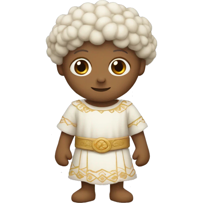 oveja con tunica de monje emoji
