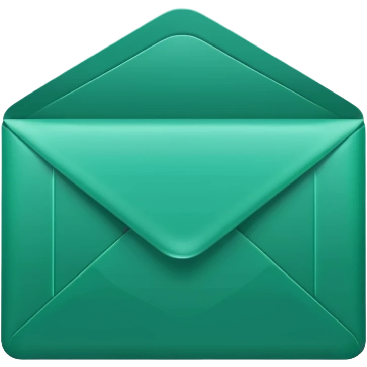 dark green telegram icon envelope without background emoji