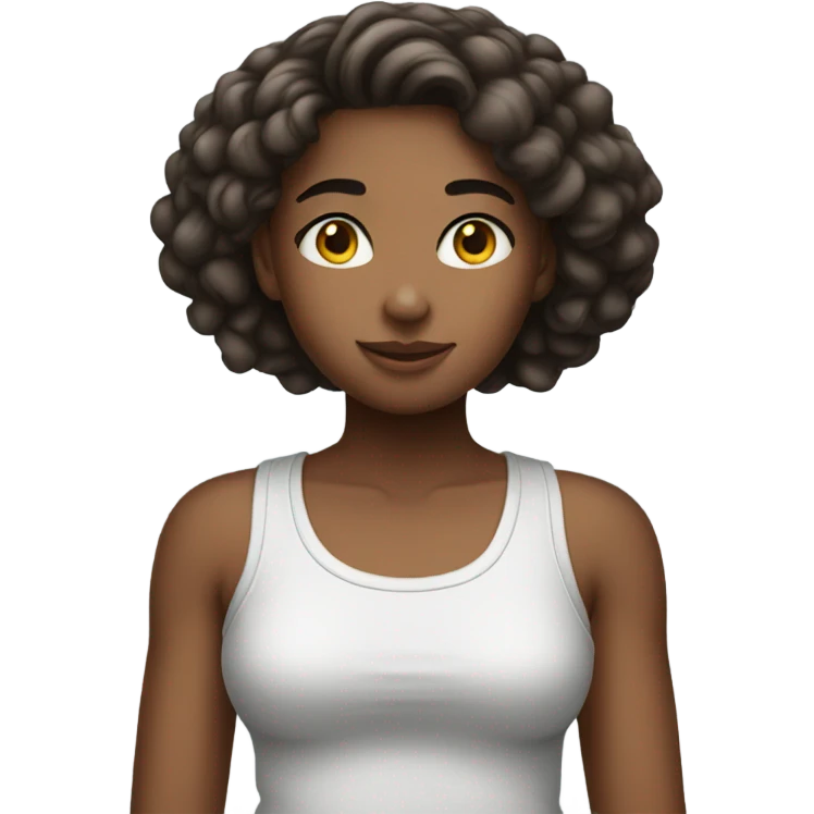 Girl in tank top  emoji