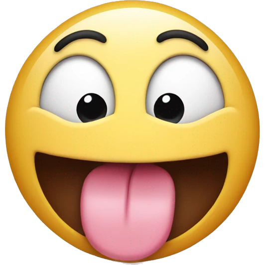 face blushing with tongue and hands out hugging, huggingface emoji