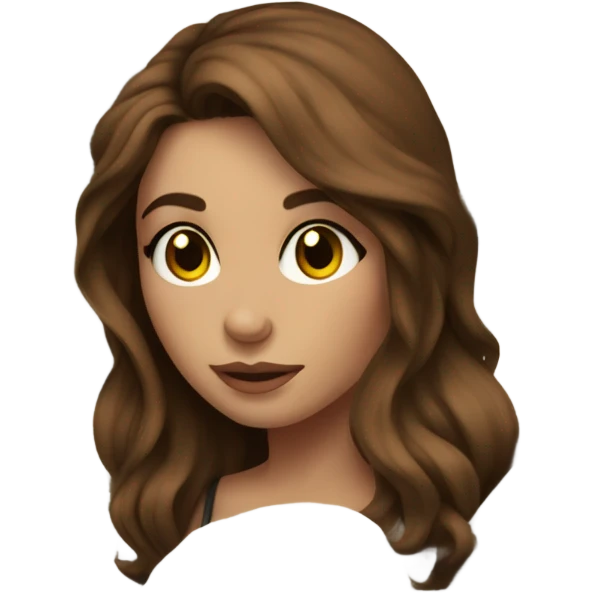 Beautiful tattooed woman long brown hair climbing rocks emoji