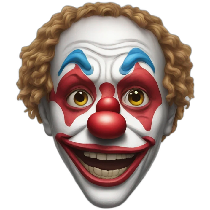 clown hyper realistic emoji