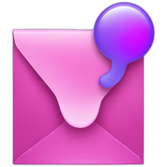 LETTER W + PINK AND VIOLET + VIBRANT emoji