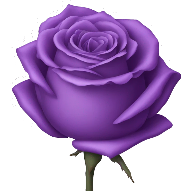 Purple rose emoji