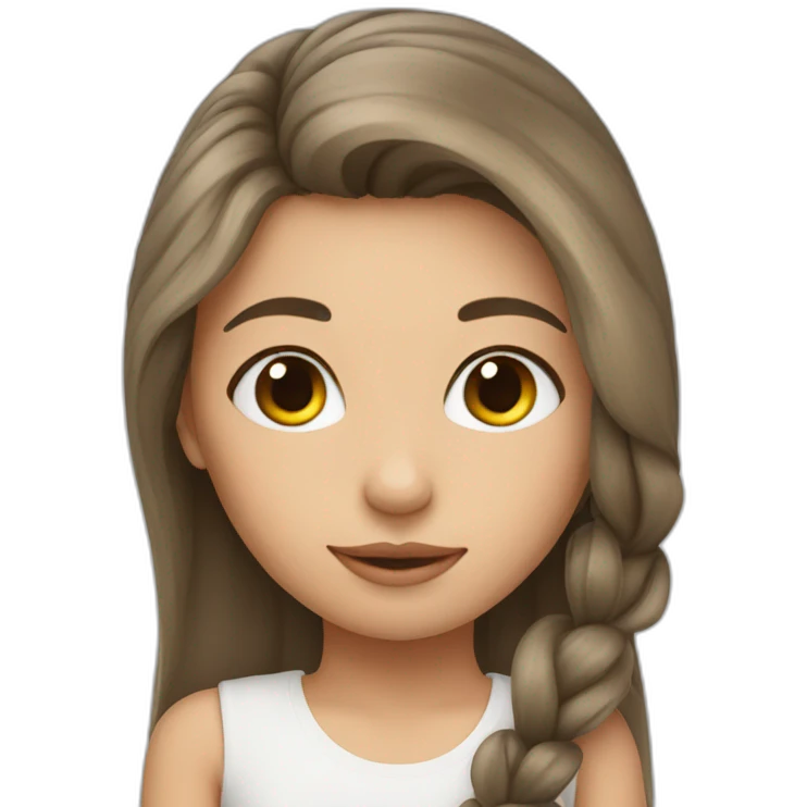 girl with gyat emoji