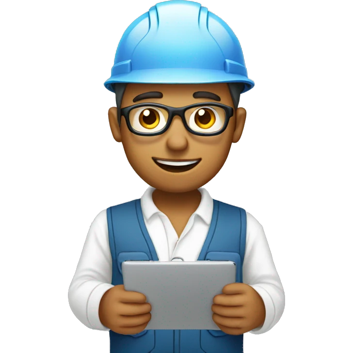 Engineer with tablet emoji