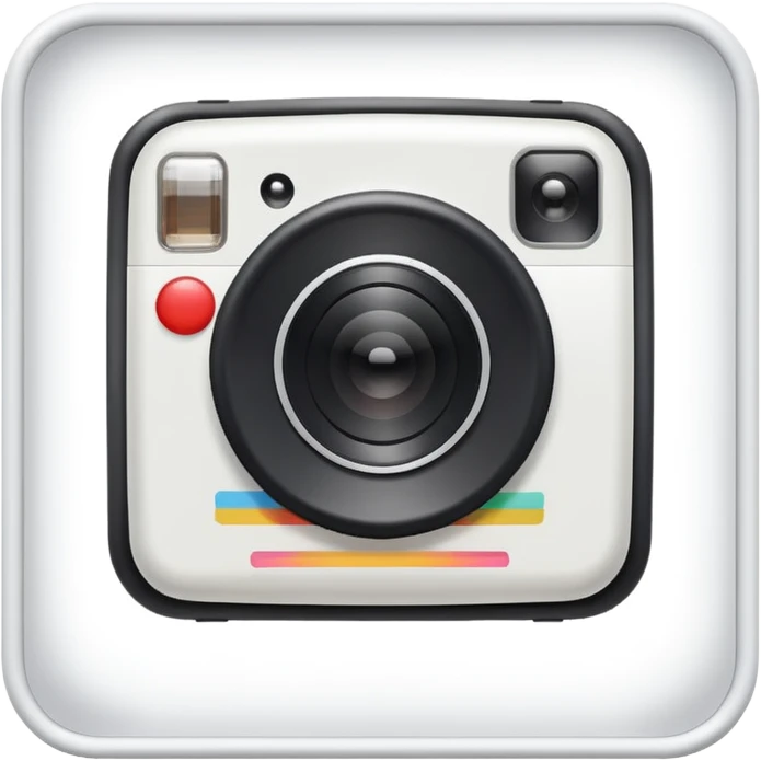 Polaroid frame emoji