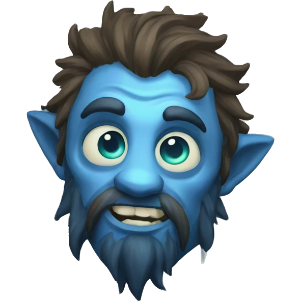 spectral giant blue firbolg surprised emoji