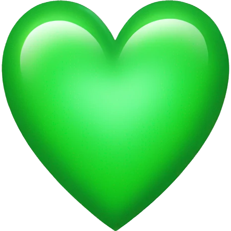 green heart emoji