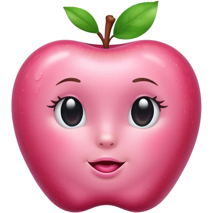 make apple-style emojis, make them pink, coquettish, aesthetic, cute, feminine emoji