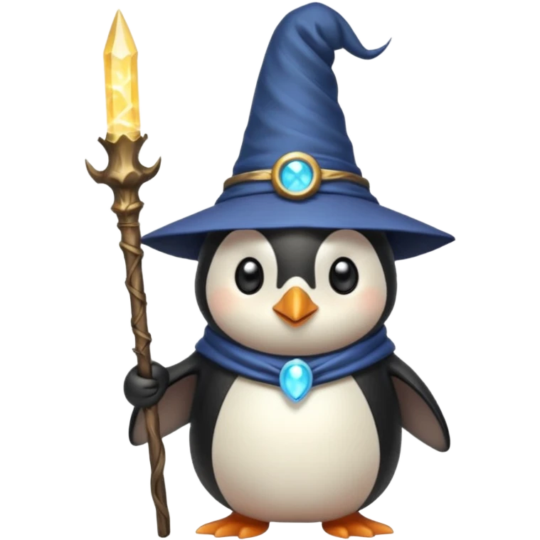 пингвин волжебник emoji