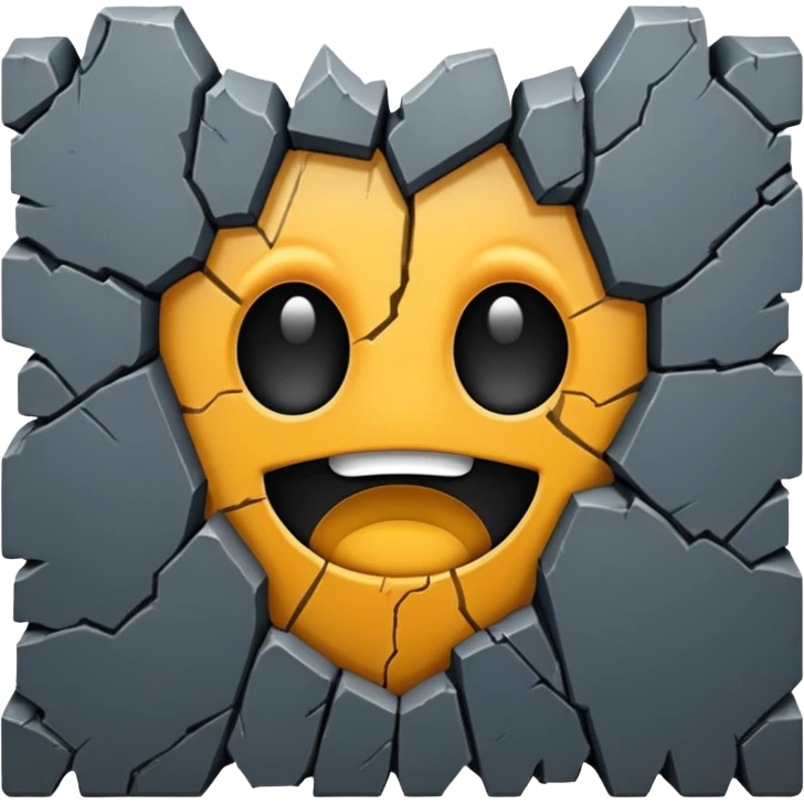 crack in the wall emoji