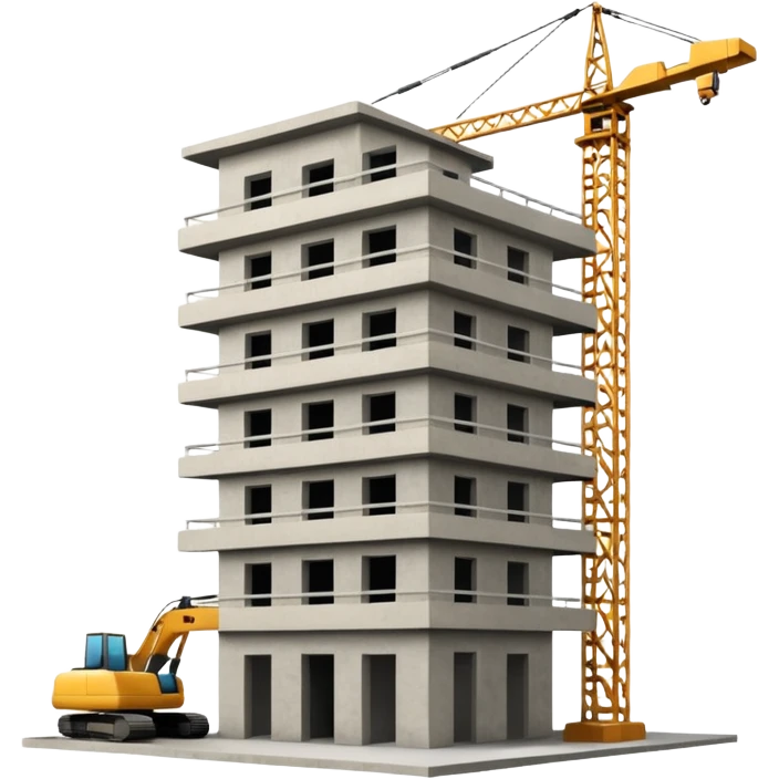 immeuble en construction emoji