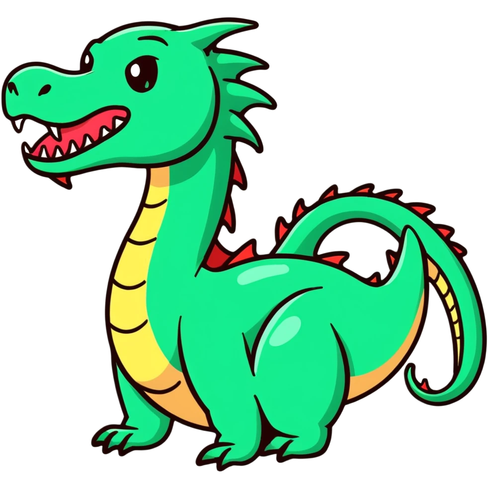 Dragon Haku from Spirited Away emoji