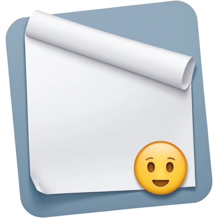 paper with test emoji