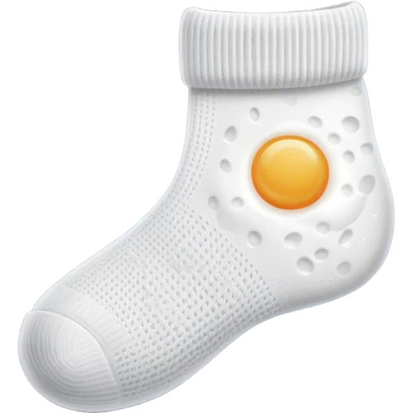 The egg in the sock emoji