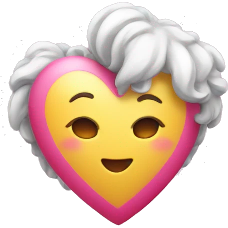 Coeur-kawaii emoji