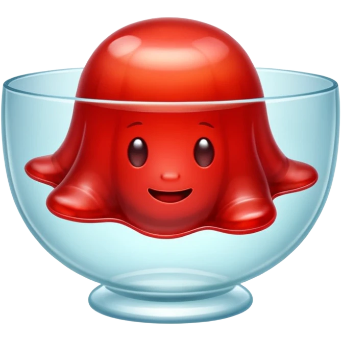 One red Jelly emoji