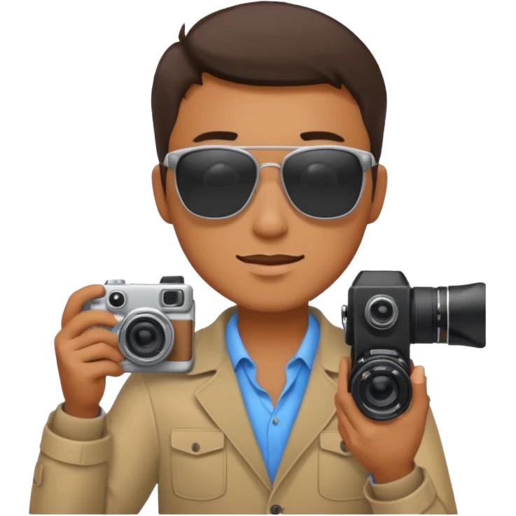 man with Camera emoji