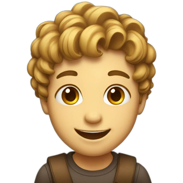 Cute smiling emoji emoji