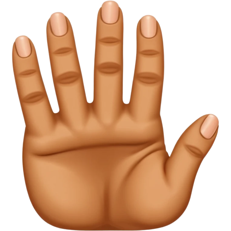 Middle finger toes emoji