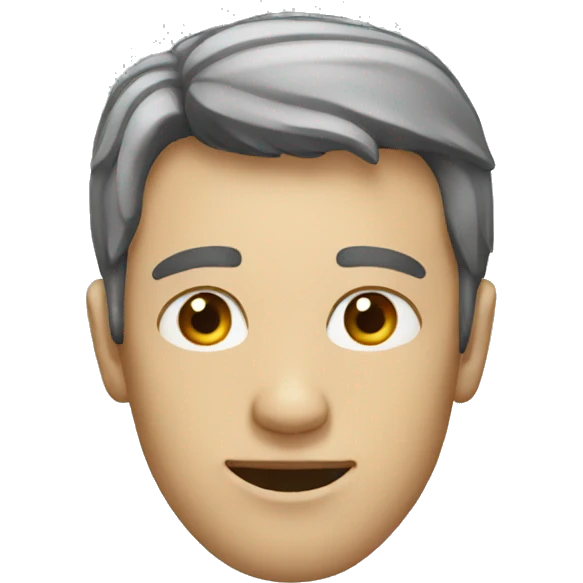 Guy with long face emoji