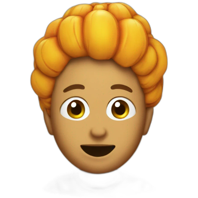Me in a butternut emoji